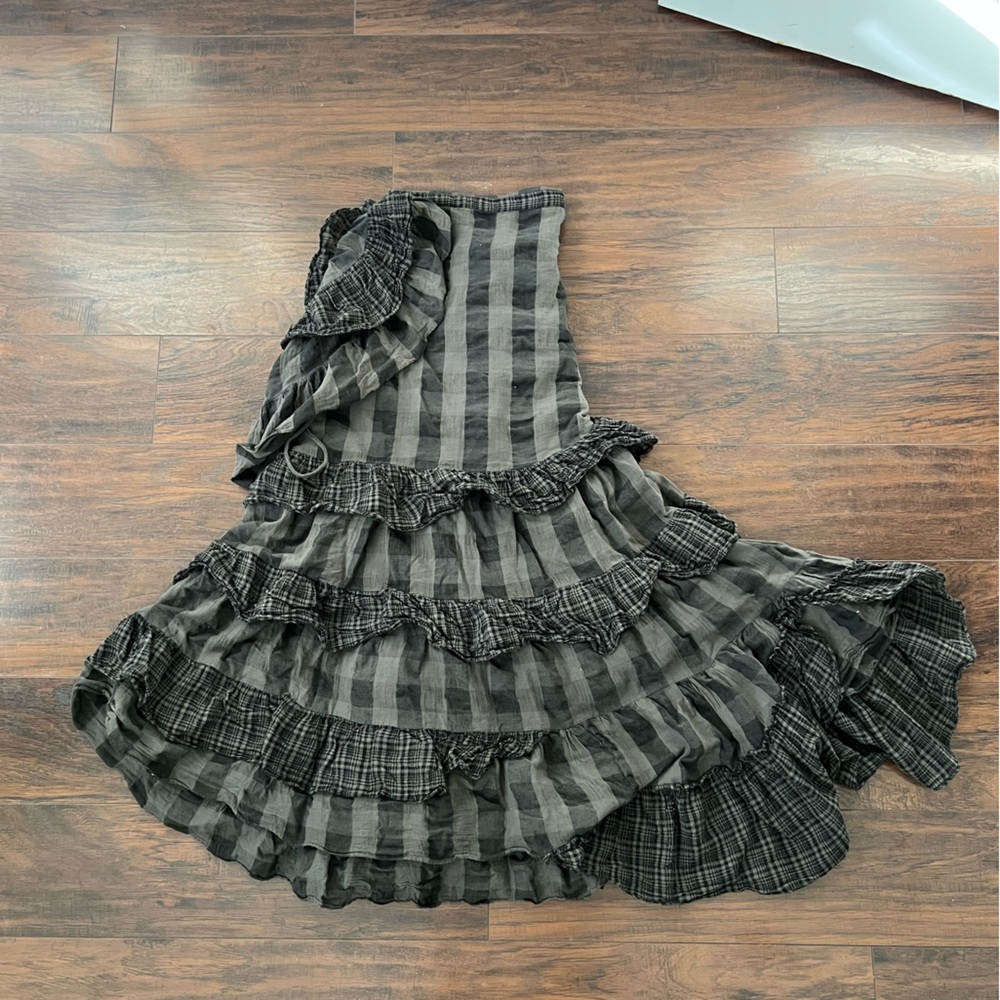 RARE Free People Enya Plaid Skirt